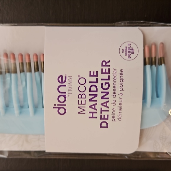 NWT Set of 3 MEBCO Handle Detangler Combs - Picture 2 of 4
